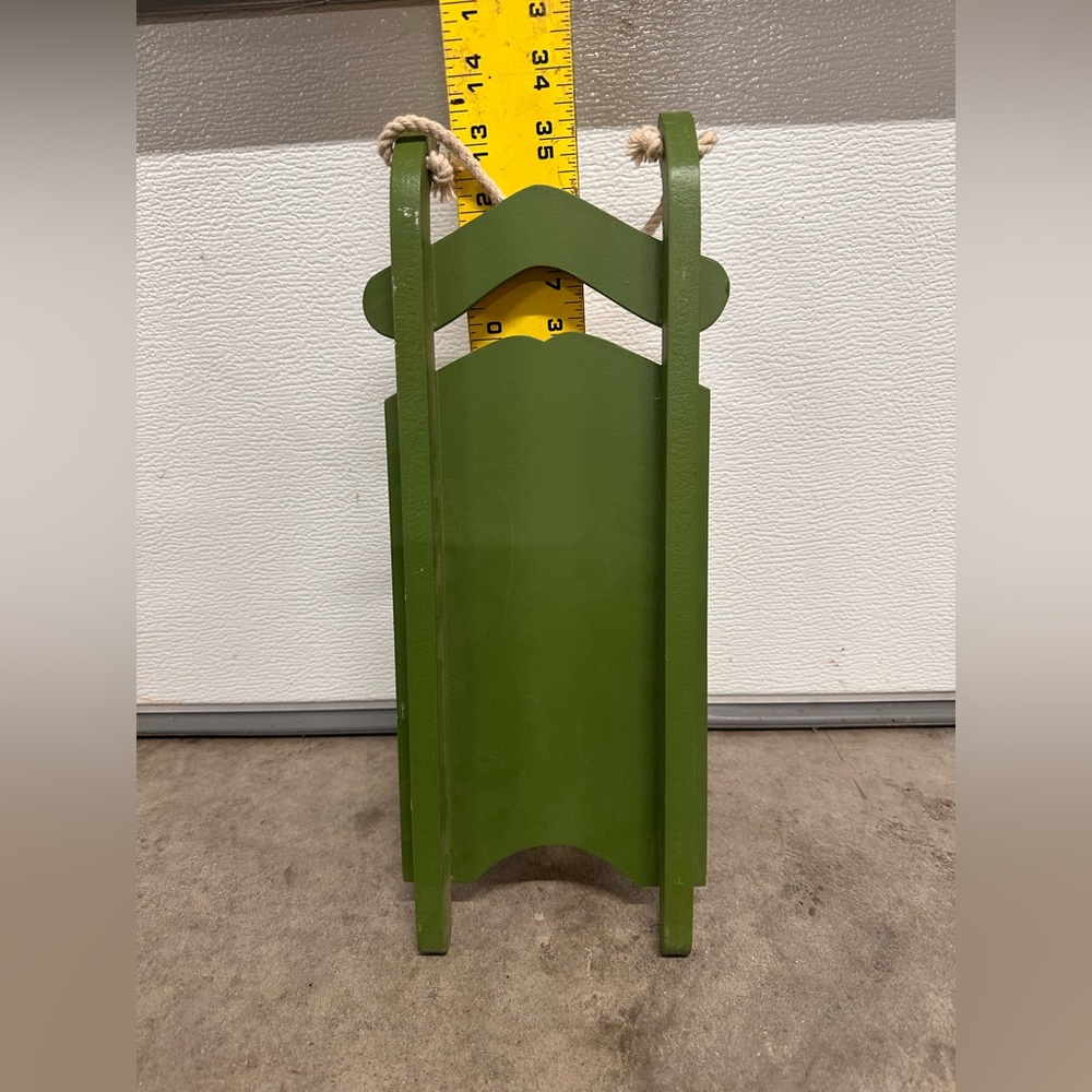 Hanging “Let It Snow” Sled Sign - Picture 2 of 3